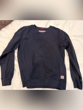 Iron & Resin Mens Dark Navy Pullover Sweatshirt